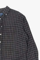 Vintage Dark Gray Ralph Lauren Button-Up Shirt (1990s)