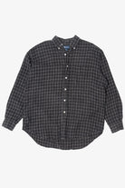 Vintage Dark Gray Ralph Lauren Button-Up Shirt (1990s)