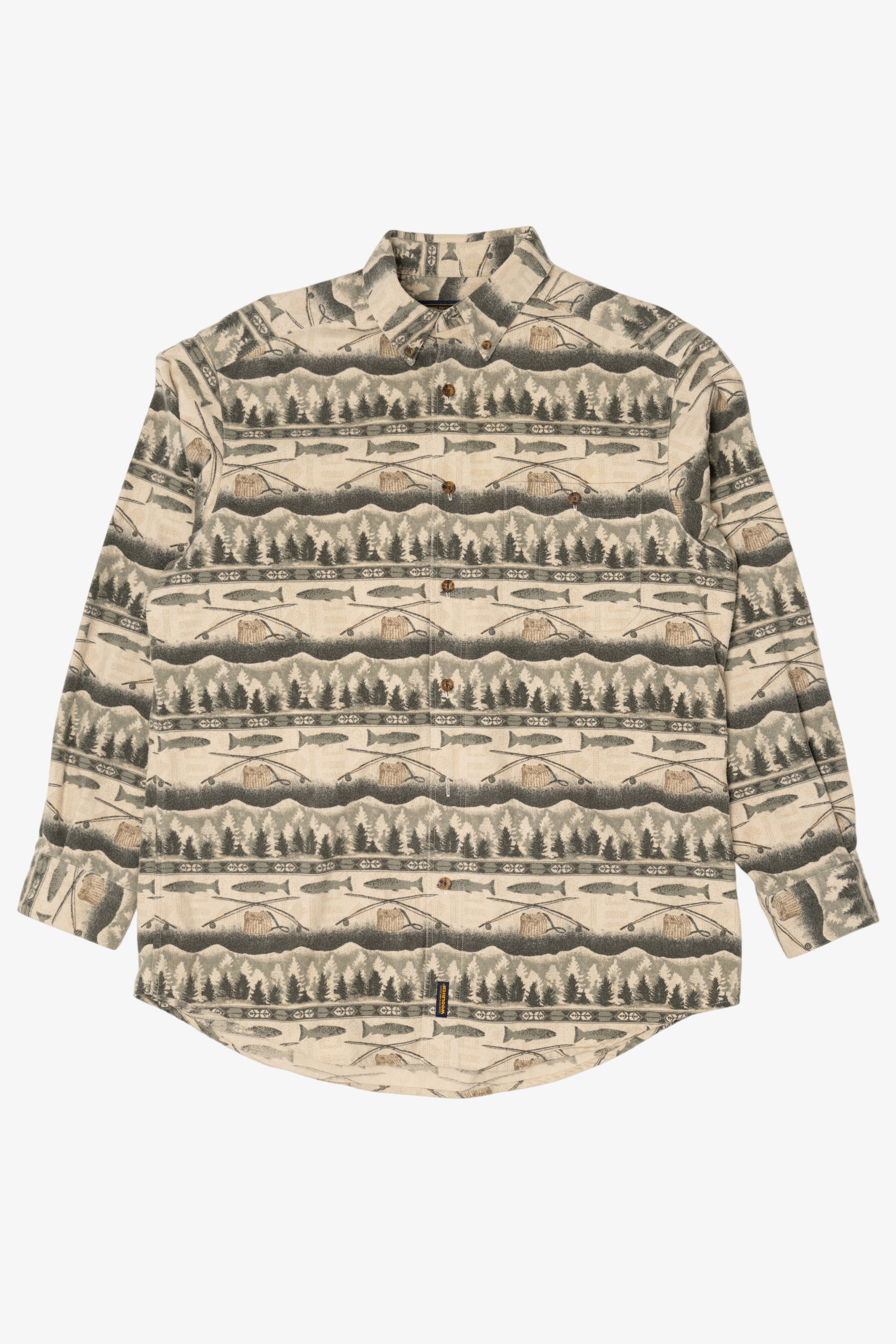 Vintage Fisherman Woolrich Flannel Shirt (1990s)