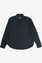 Black Merona Cotton Flannel Button Up (2010s)