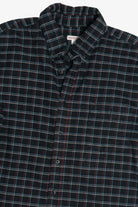 Black Merona Cotton Flannel Button Up (2010s)