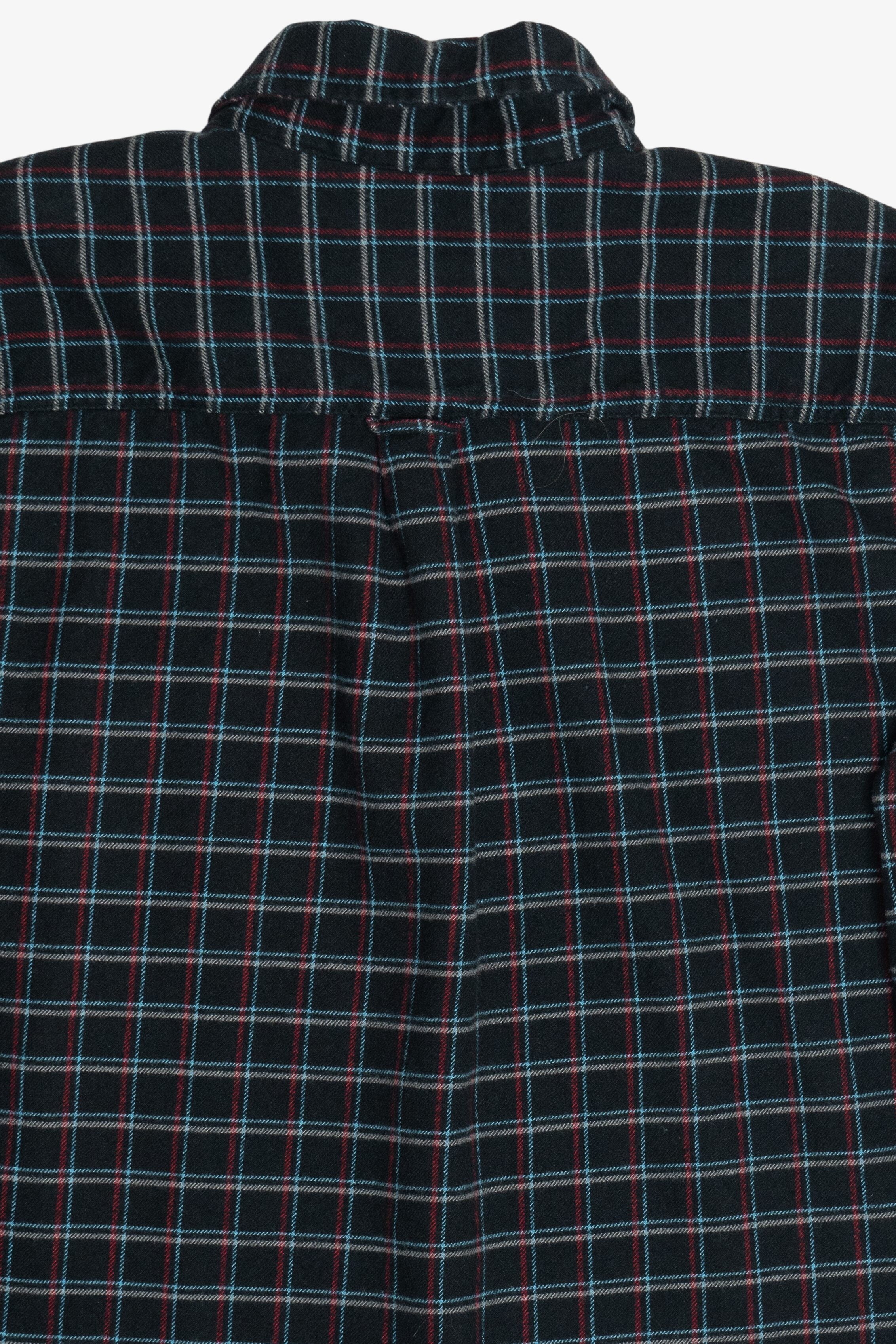 Black Merona Cotton Flannel Button Up (2010s)