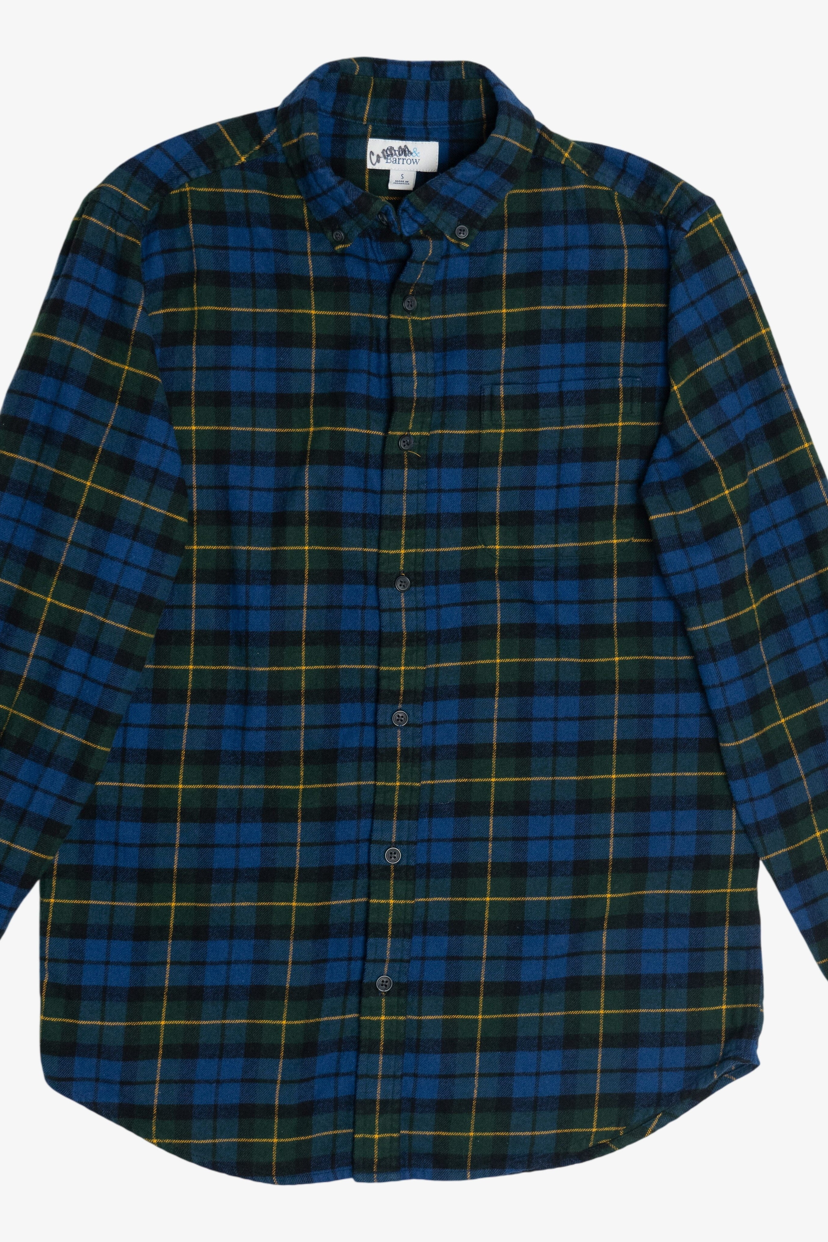 Blue Croft & Barrow Cotton Flannel Button Up (2010s) – Ragstock