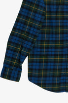 Blue Croft & Barrow Cotton Flannel Button Up (2010s)