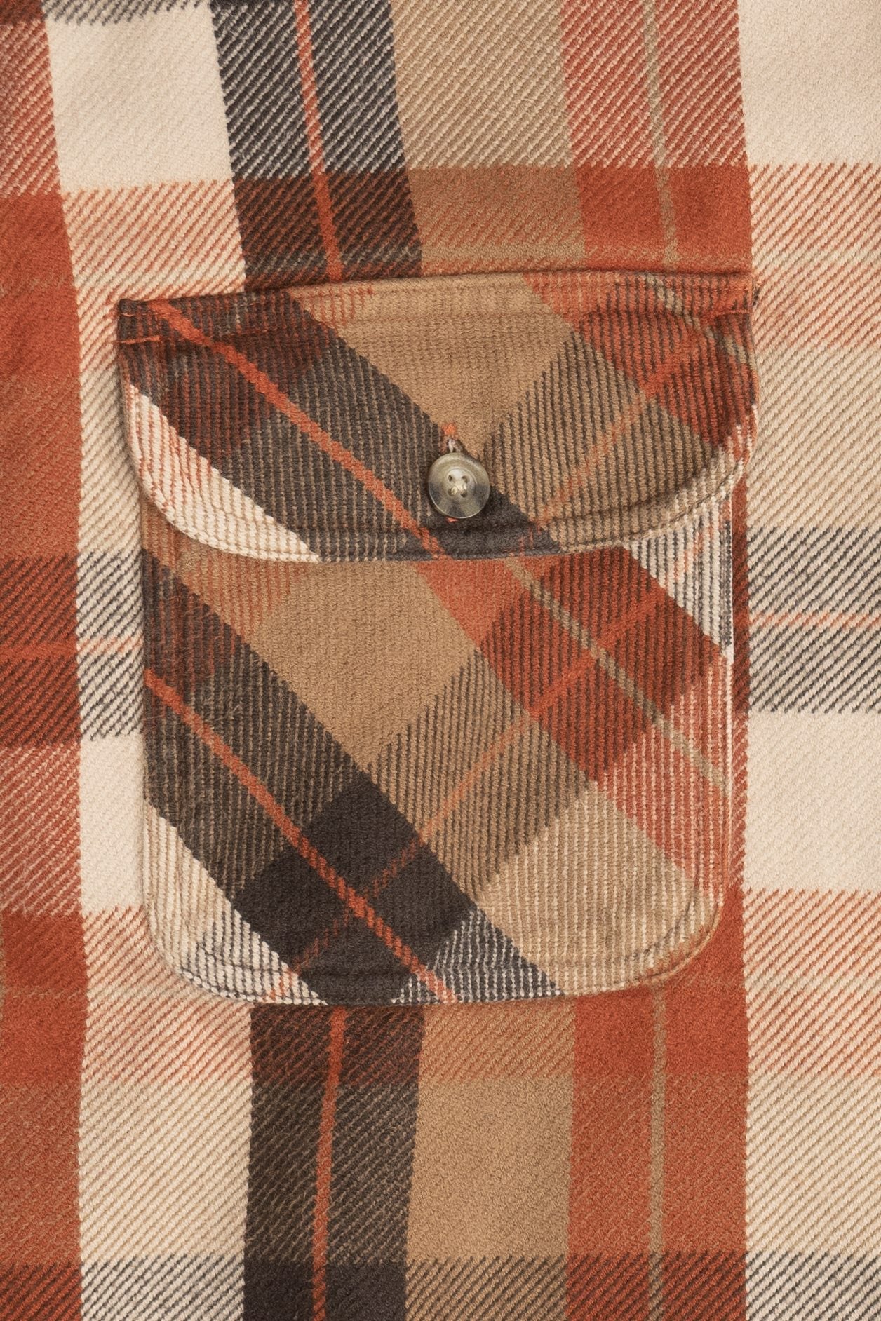 Distressed Cabela's Double Pocket Heavyweight Flannel (2010s)