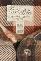 Distressed Cabela's Double Pocket Heavyweight Flannel (2010s)