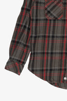 Dark Gray And red PD & C Flannel Shirt
