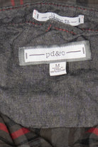 Dark Gray And red PD & C Flannel Shirt