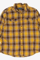 Yellow And Brown George Flannel Shirt