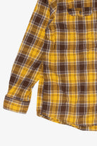 Yellow And Brown George Flannel Shirt