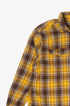 Yellow And Brown George Flannel Shirt