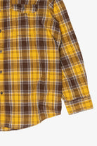 Yellow And Brown George Flannel Shirt