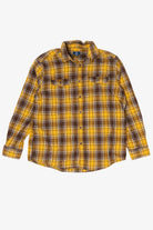 Yellow And Brown George Flannel Shirt