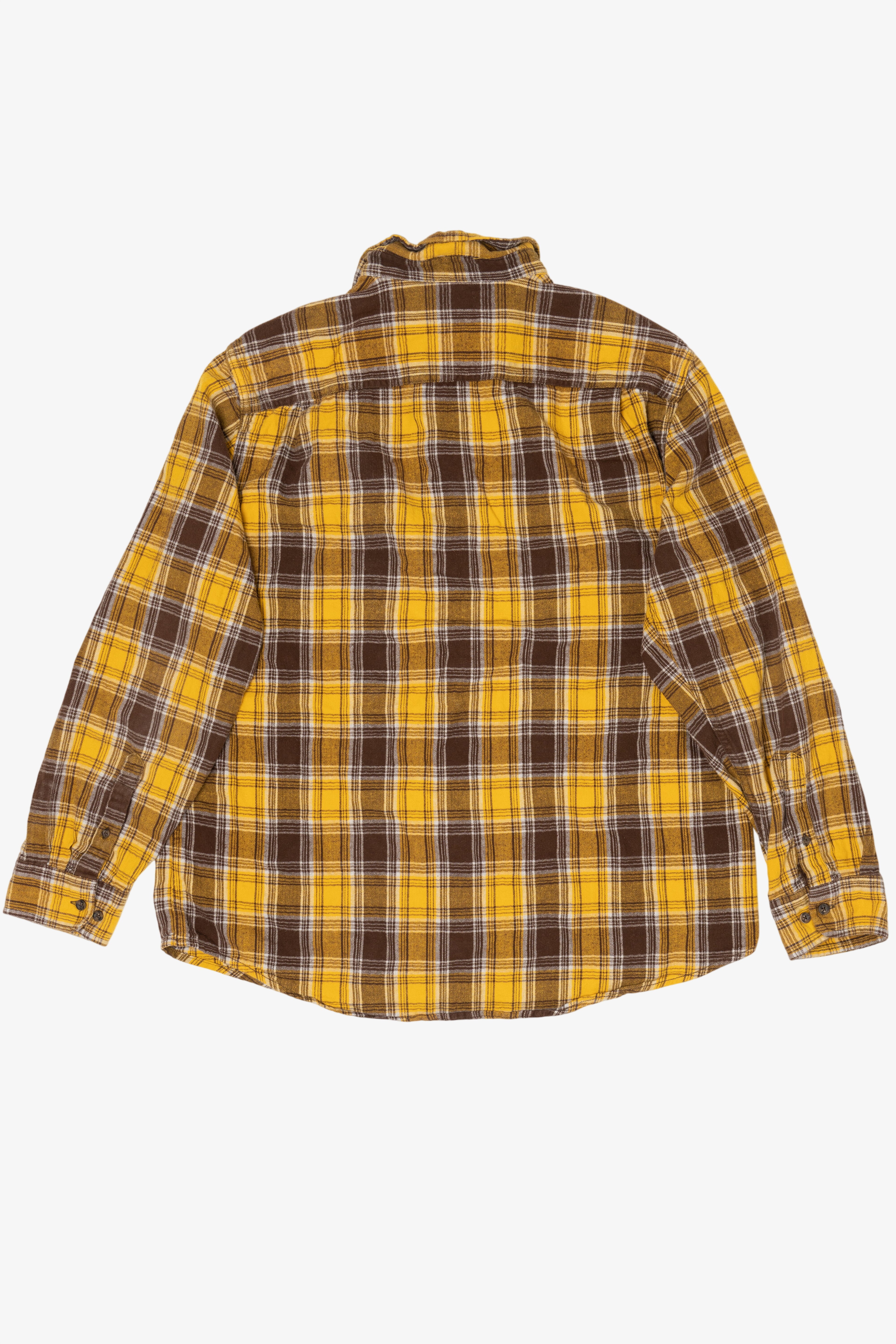 Yellow And Brown George Flannel Shirt