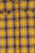 Yellow And Brown George Flannel Shirt