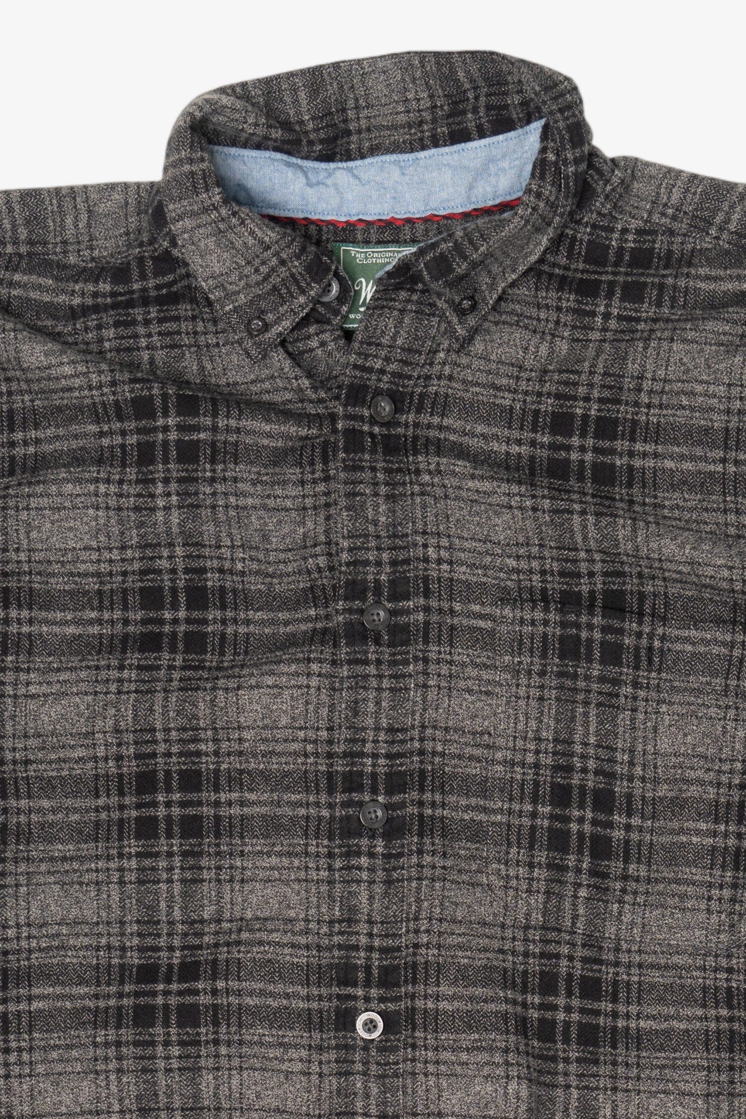 Dark Gray Woolrich Flannel Shirt