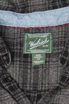 Dark Gray Woolrich Flannel Shirt