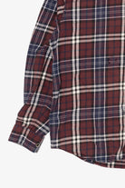 Burgundy Weatherproof Flannel Shirt