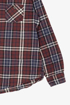 Burgundy Weatherproof Flannel Shirt