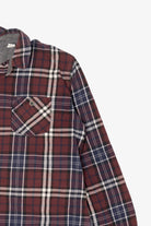 Burgundy Weatherproof Flannel Shirt