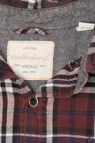 Burgundy Weatherproof Flannel Shirt