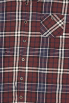 Burgundy Weatherproof Flannel Shirt