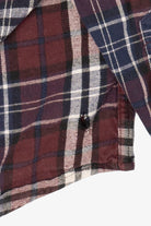 Burgundy Weatherproof Flannel Shirt