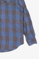Blue George Flannel Shirt