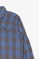 Blue George Flannel Shirt