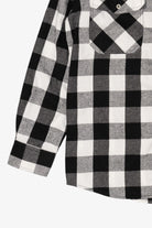 Black And White Checkered Flannel Shirts