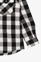 Black And White Checkered Flannel Shirts