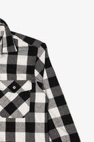 Black And White Checkered Flannel Shirts