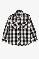 Black And White Checkered Flannel Shirts