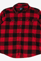 Red Checkered George Flannel Shirt