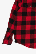 Red Checkered George Flannel Shirt
