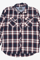 Navy Blue Silver Jeans Co. Flannel Shirt
