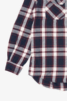 Navy Blue Silver Jeans Co. Flannel Shirt