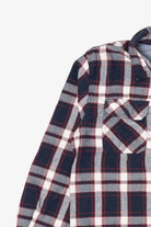 Navy Blue Silver Jeans Co. Flannel Shirt