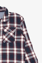 Navy Blue Silver Jeans Co. Flannel Shirt