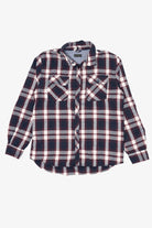 Navy Blue Silver Jeans Co. Flannel Shirt