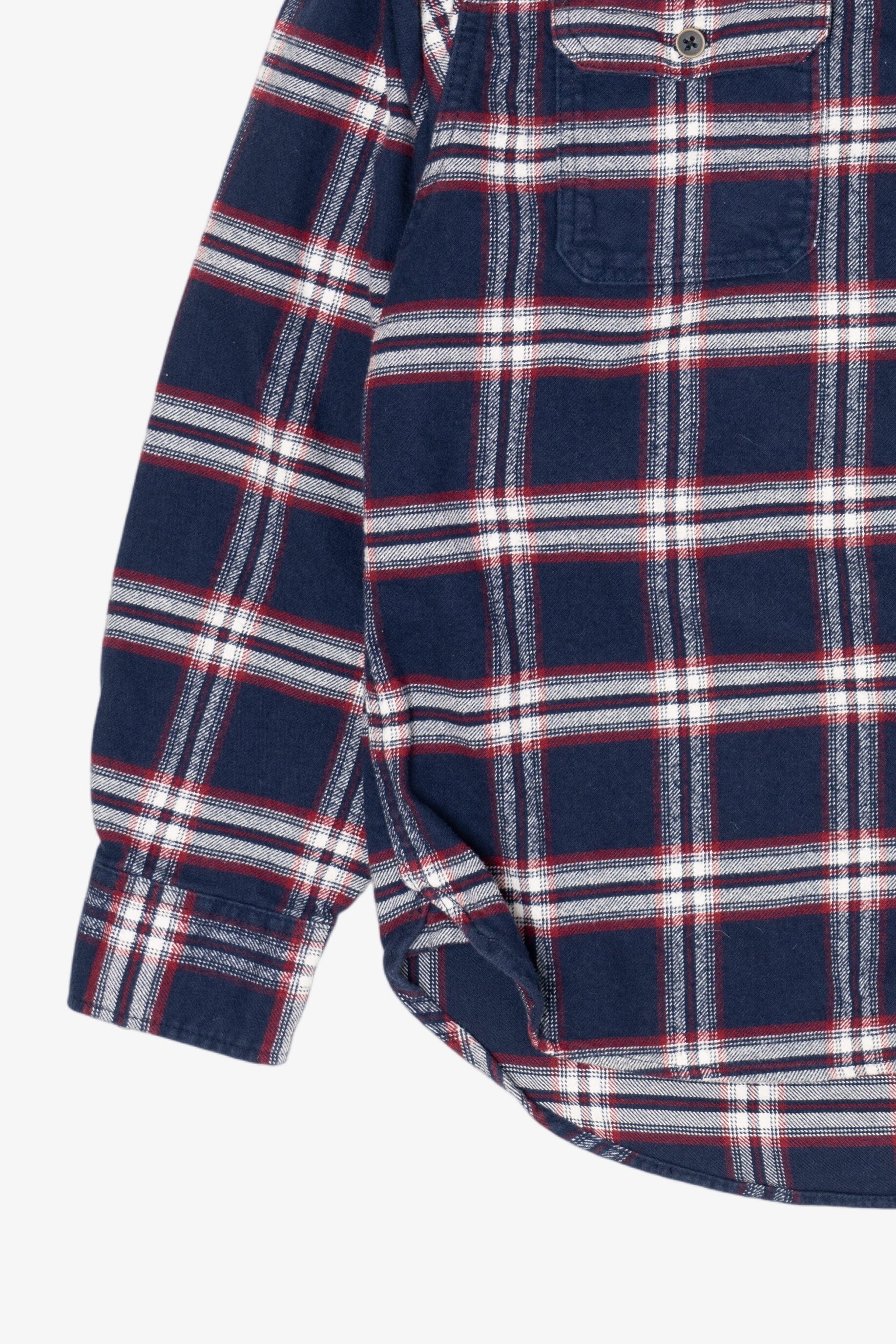 Navy Blue Jachs Flannel Shirt