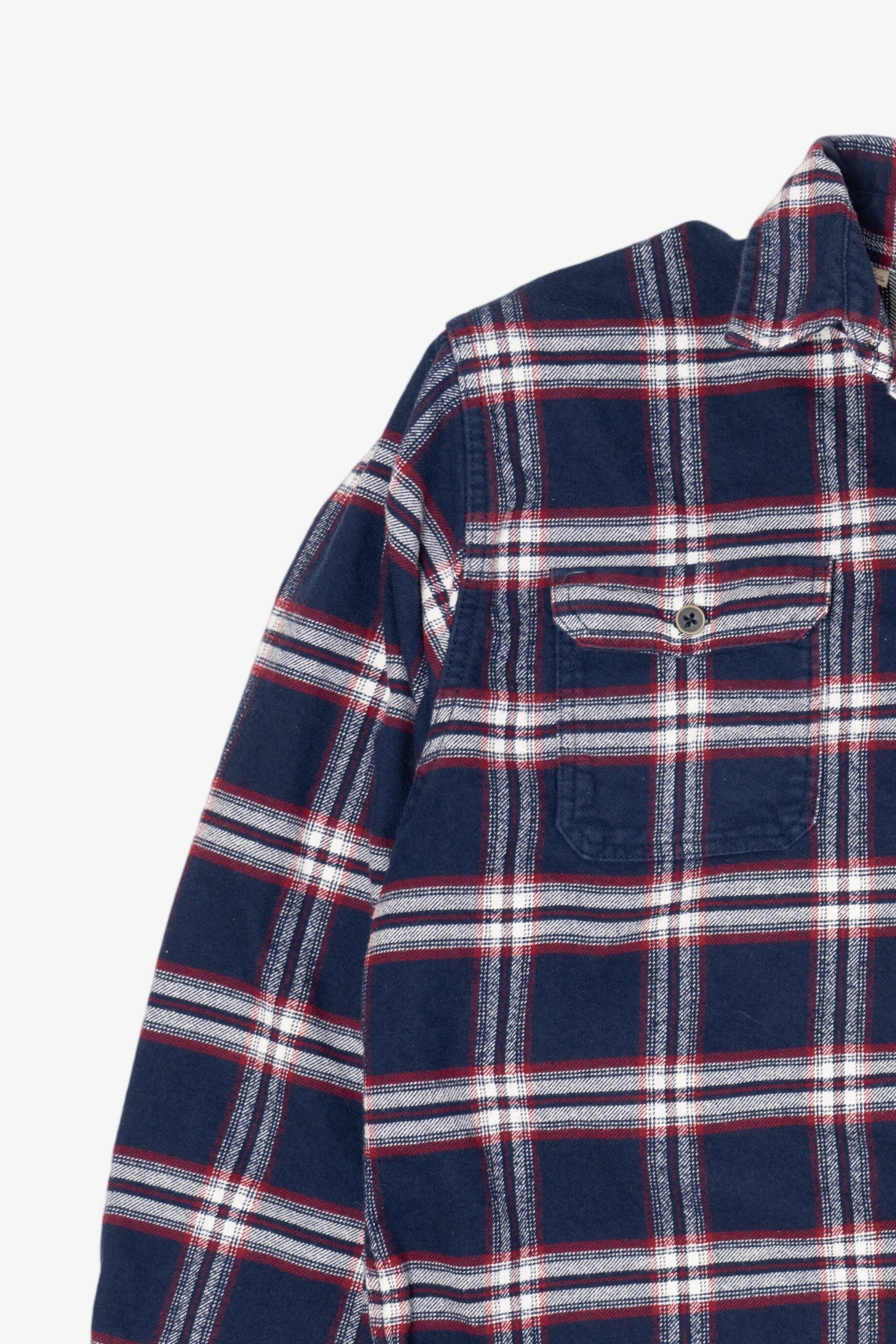 Navy Blue Jachs Flannel Shirt