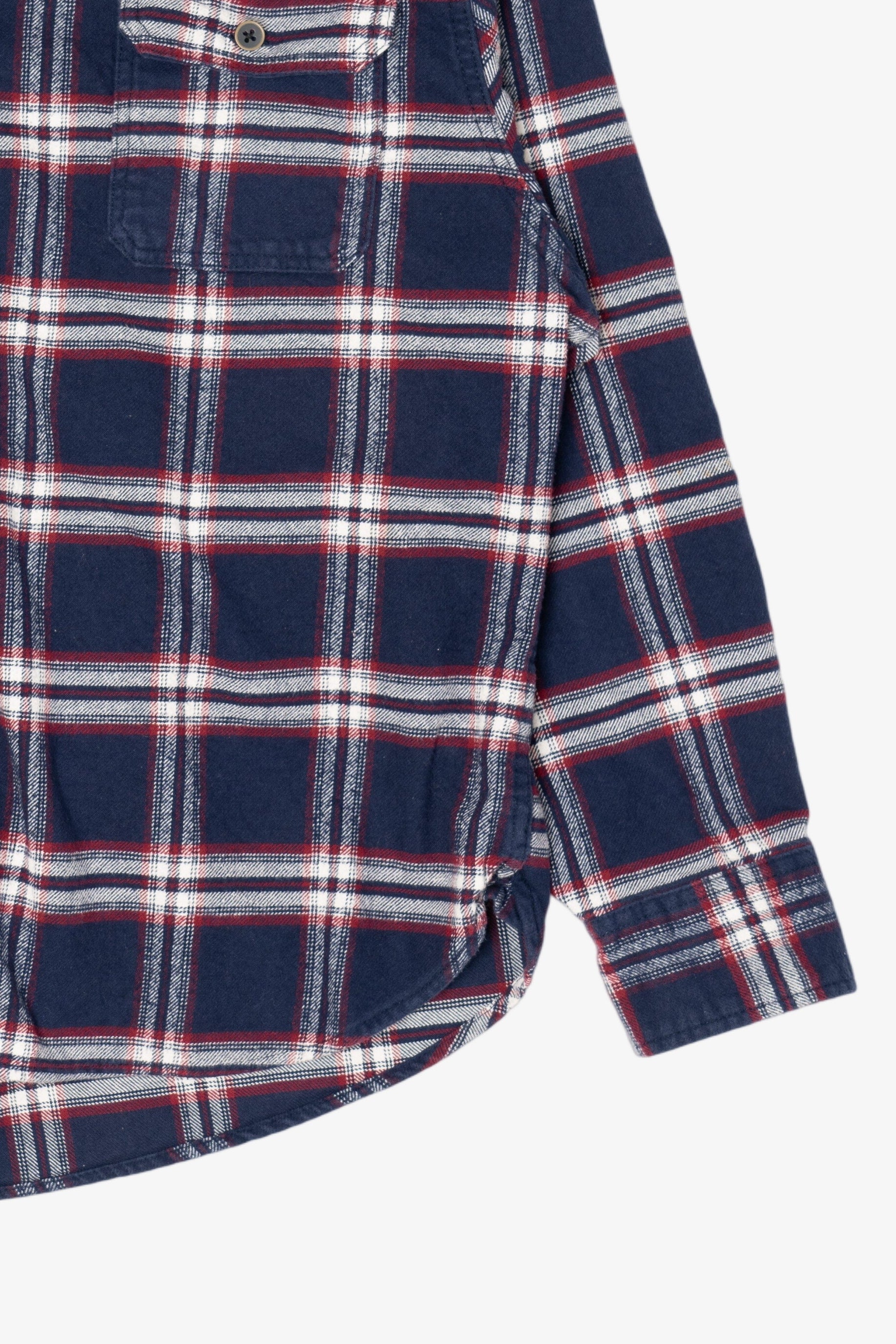 Navy Blue Jachs Flannel Shirt