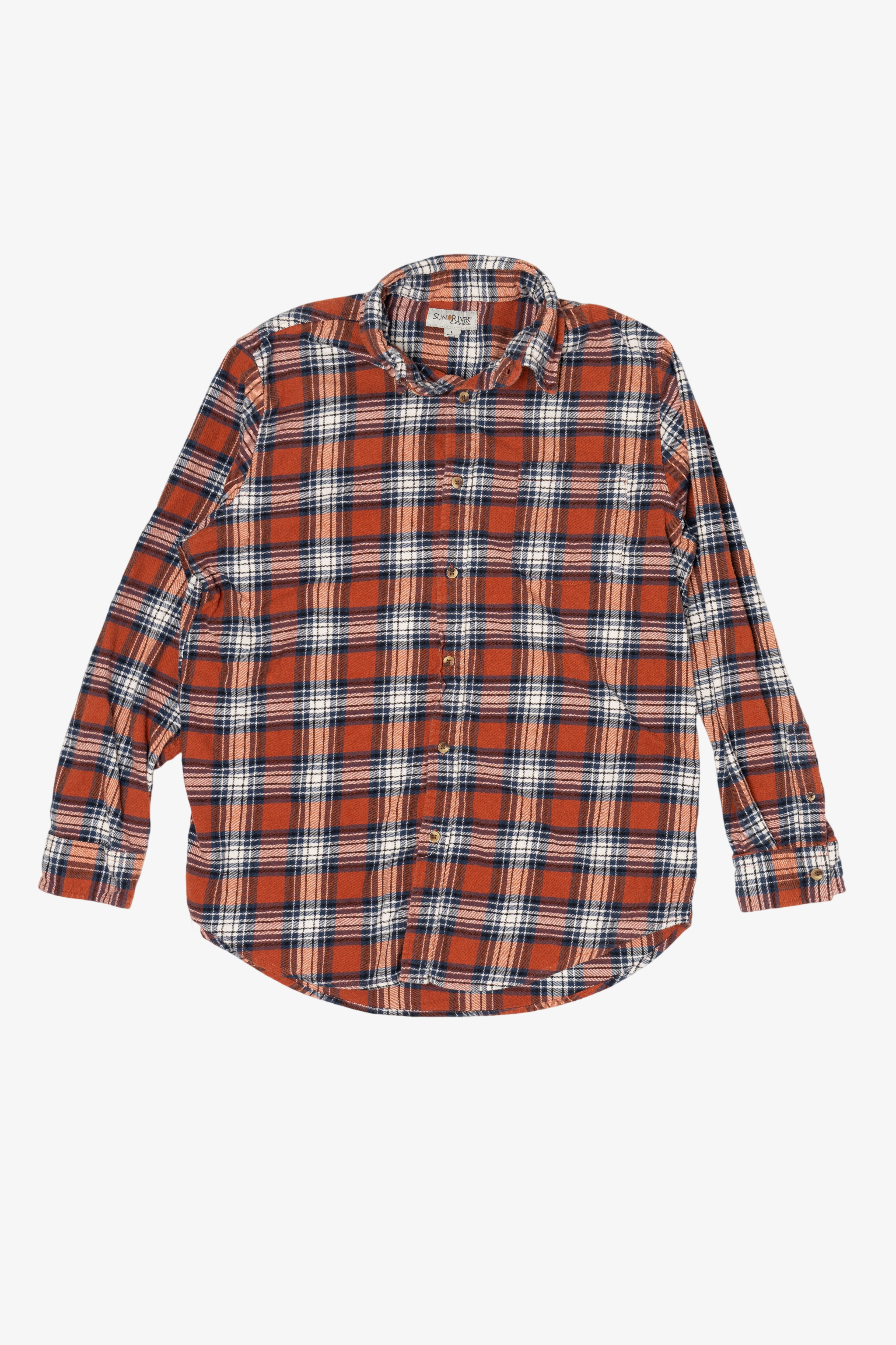 Orange Sun River Clothing Co. Flannel Shirt (2010s)