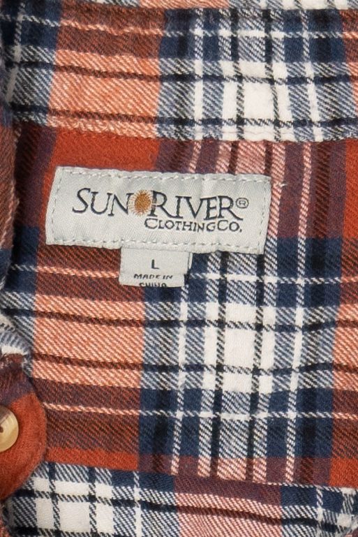Orange Sun River Clothing Co. Flannel Shirt (2010s)