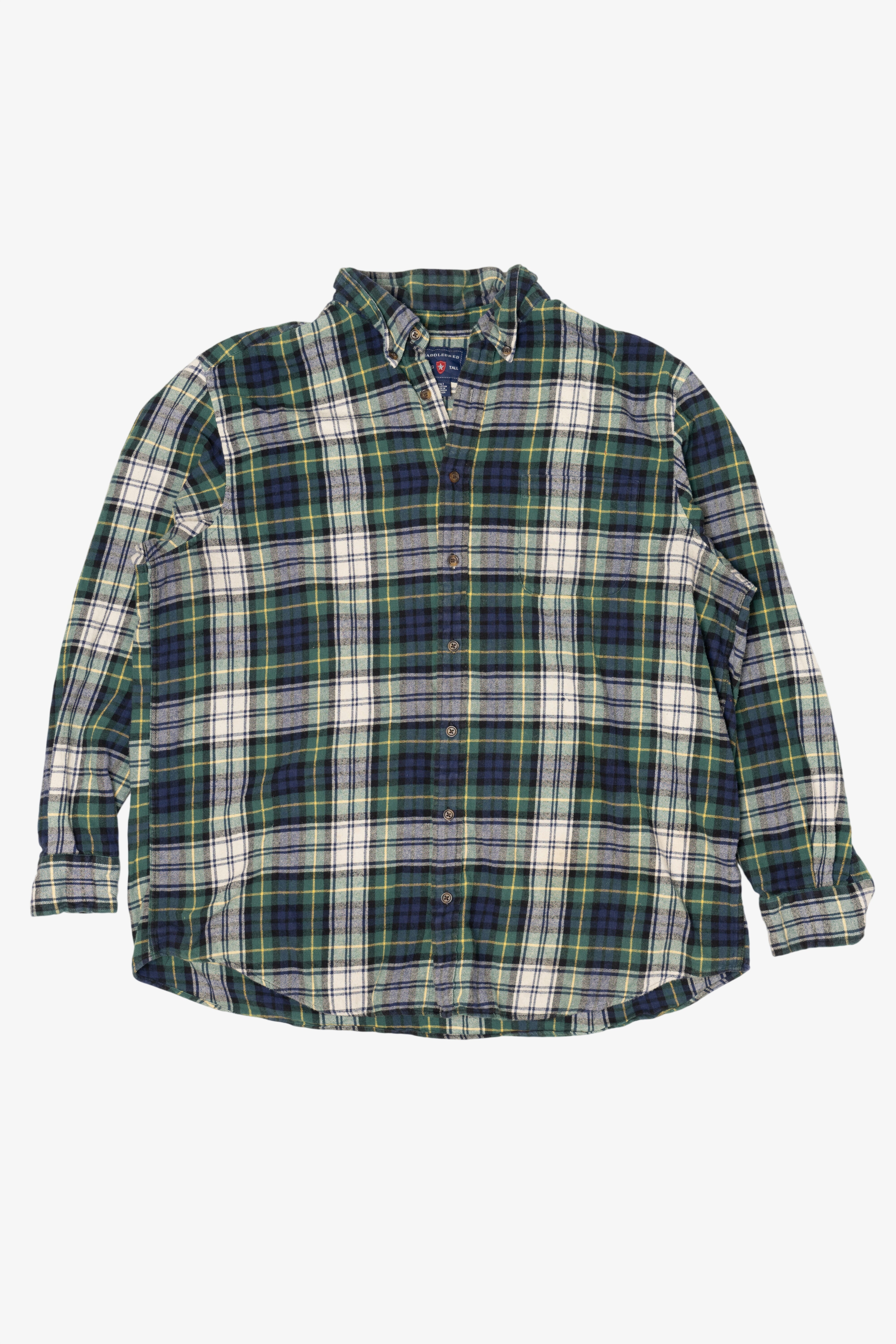 Green And Blue Saddlebred Flannel Shirt