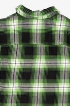 Green And Black H&M Flannel Shirt