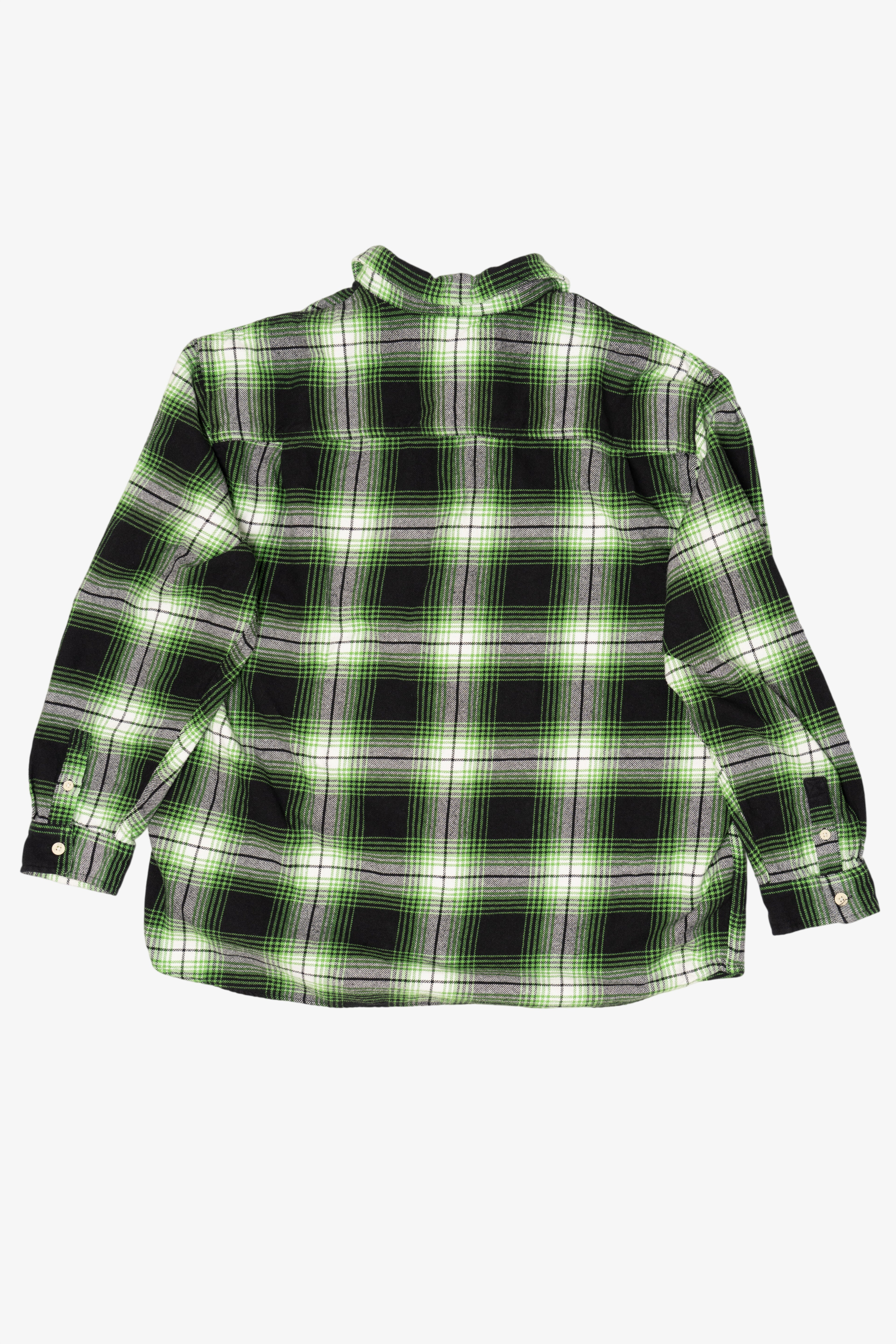Green And Black H&M Flannel Shirt