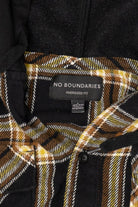 Black And Yellow No Boundaries Flannel Shirt