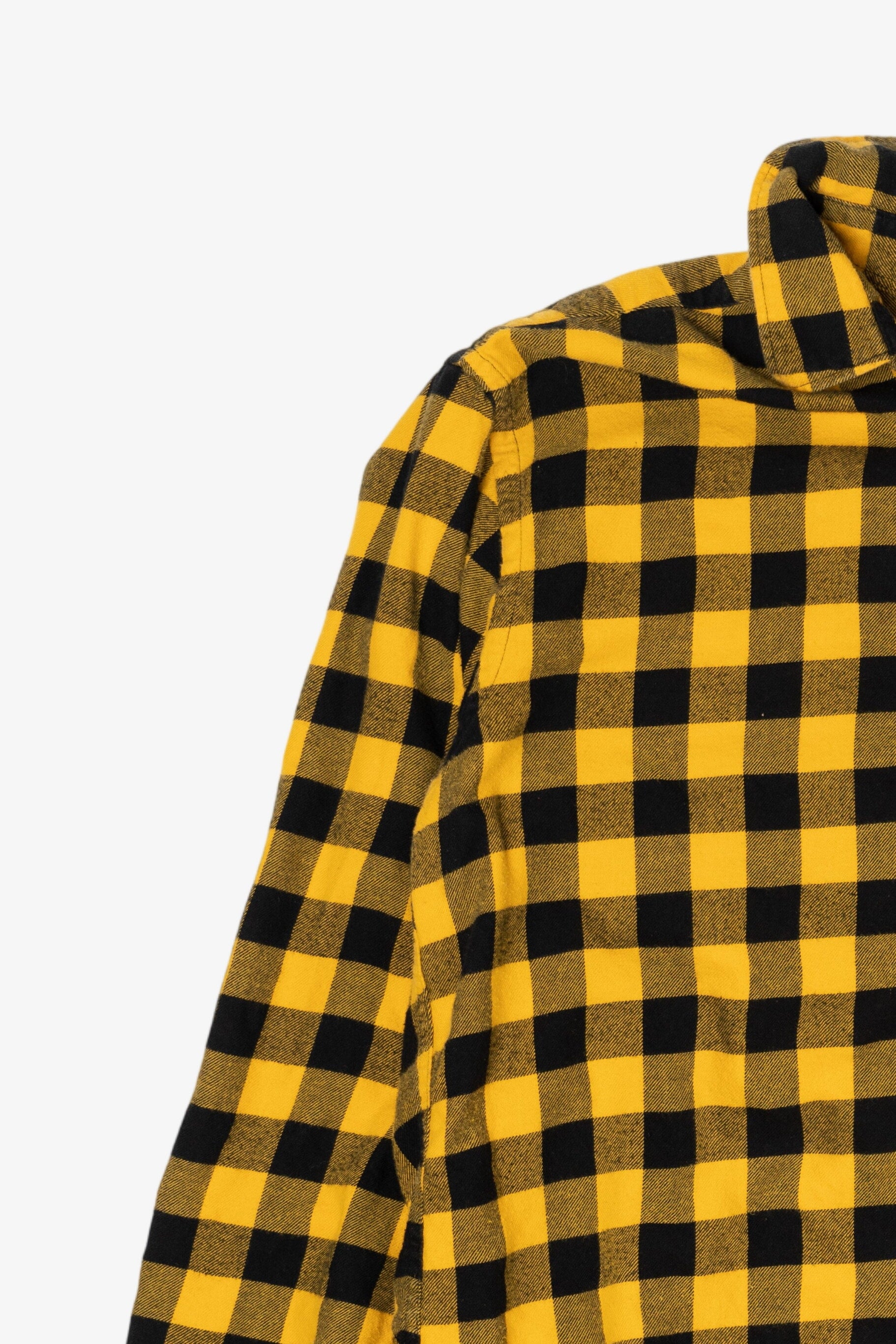 Black And Yellow Flannel Shirt